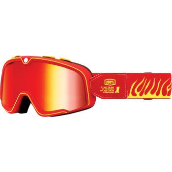 100% Barstow Goggle – Death Spray Red Mirror - Dune Goons