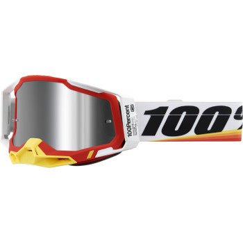 100% Racecraft 2 Goggle – Arsham Red / Silver Flash Mirror - Dune Goons