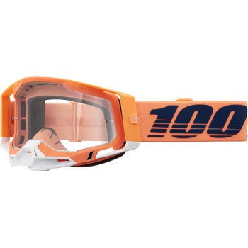 100% Racecraft 2 Goggle – Coral / Clear Lens - Dune Goons