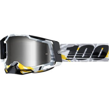 100% Racecraft 2 Goggle – Korb / Silver Mirror Lens - Dune Goons