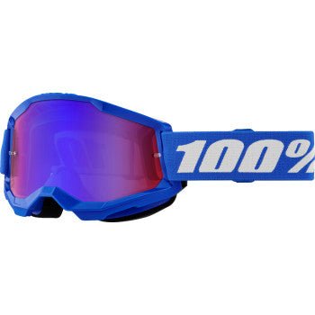 100% Strata 2 Goggle – Blue Mirror Lens - Dune Goons