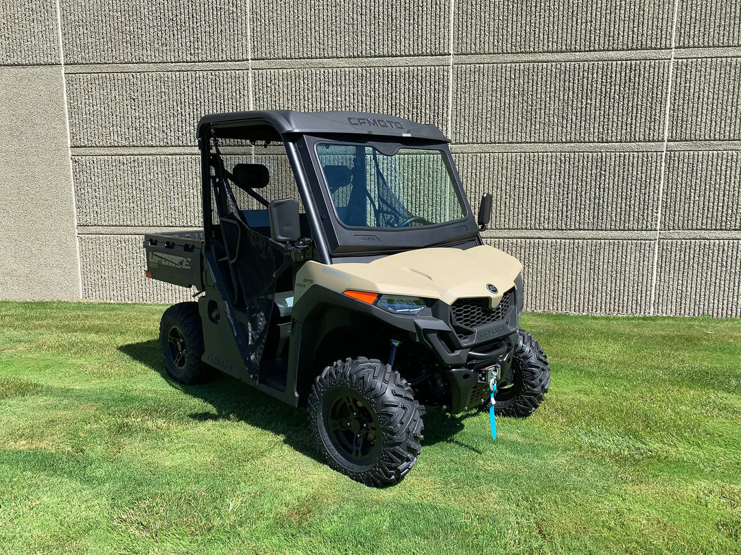 Kolpin Glass UTV Windshield with Sliding Vents - CFMOTO UFORCE