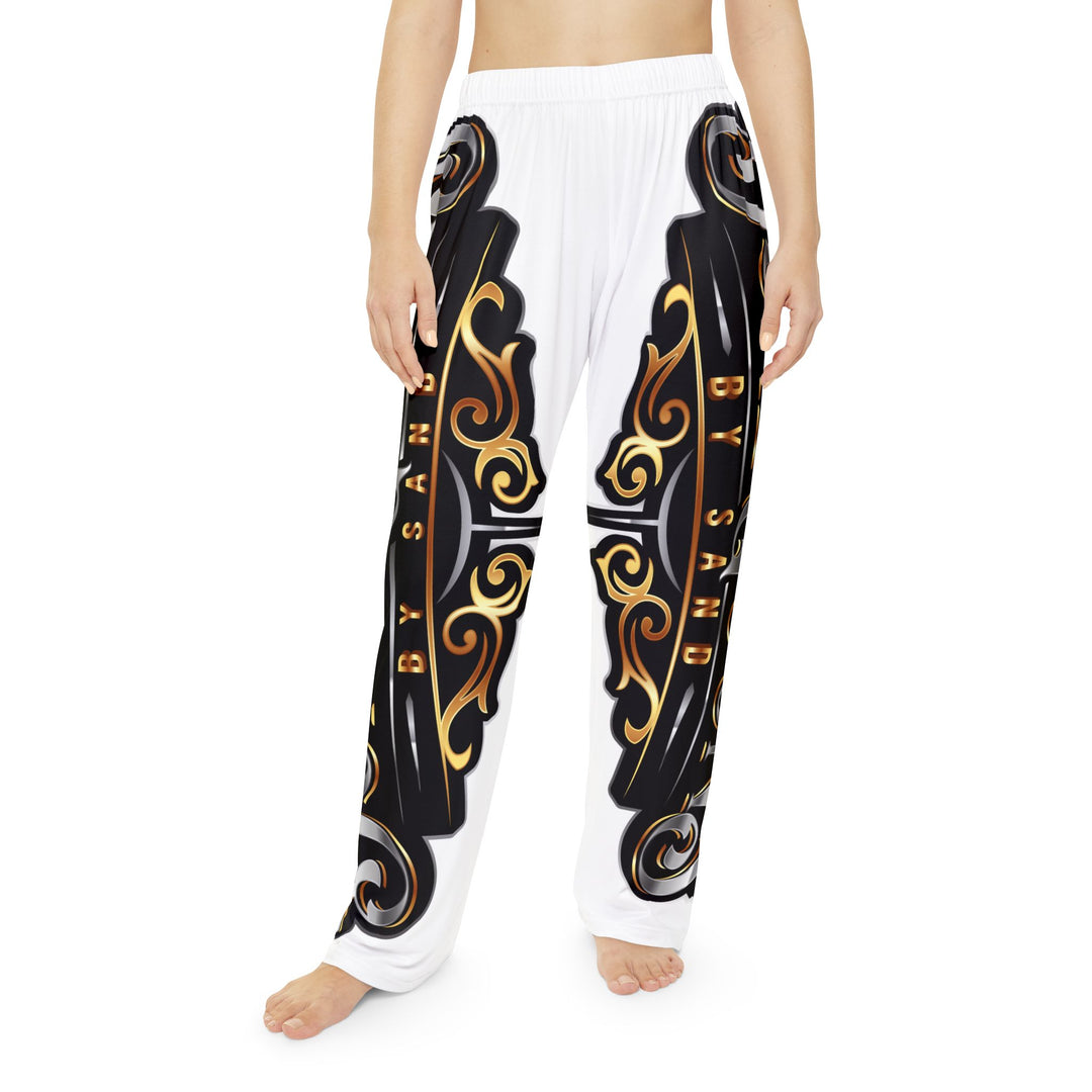 Women's Pajama Pants - Vintage Ornate Script Lounge Sleepwear