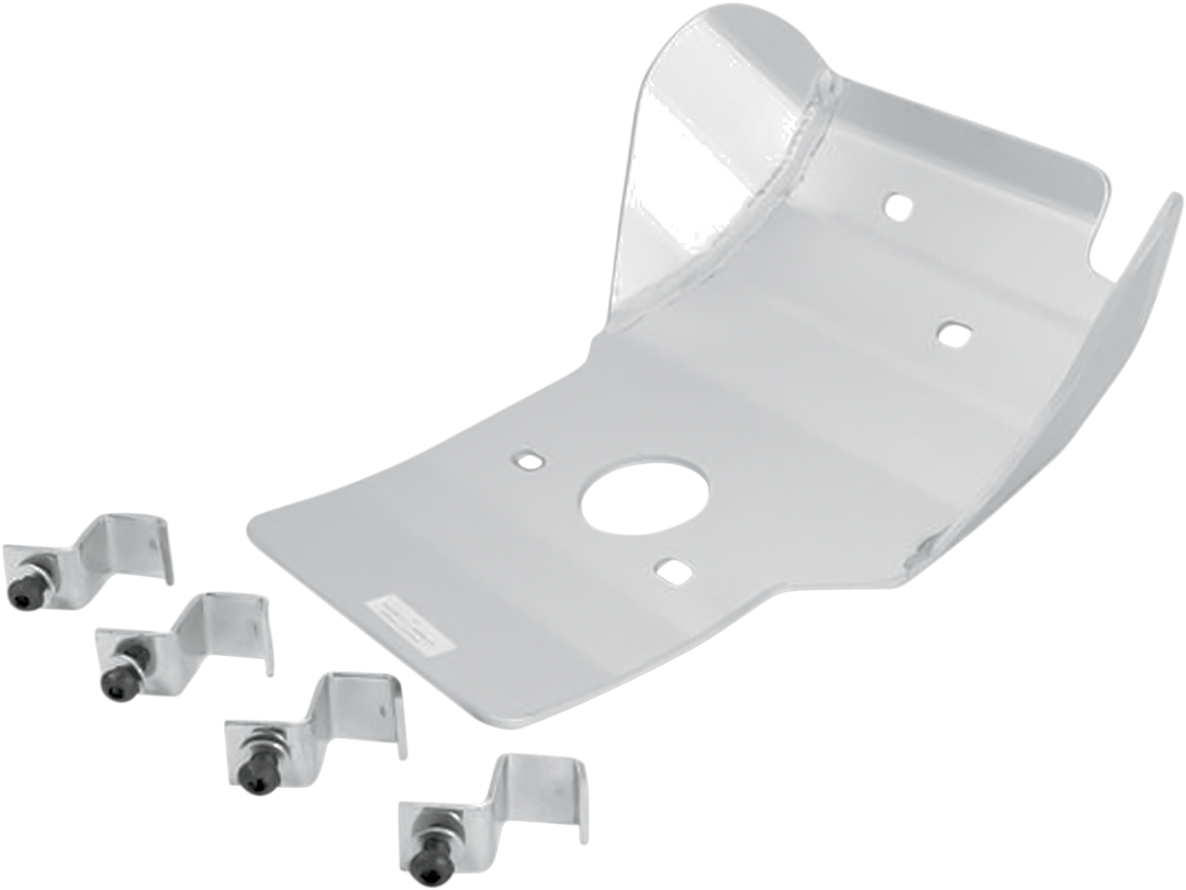 Moose Racing Skid Plate Silver - Honda CR250R 2000-2001