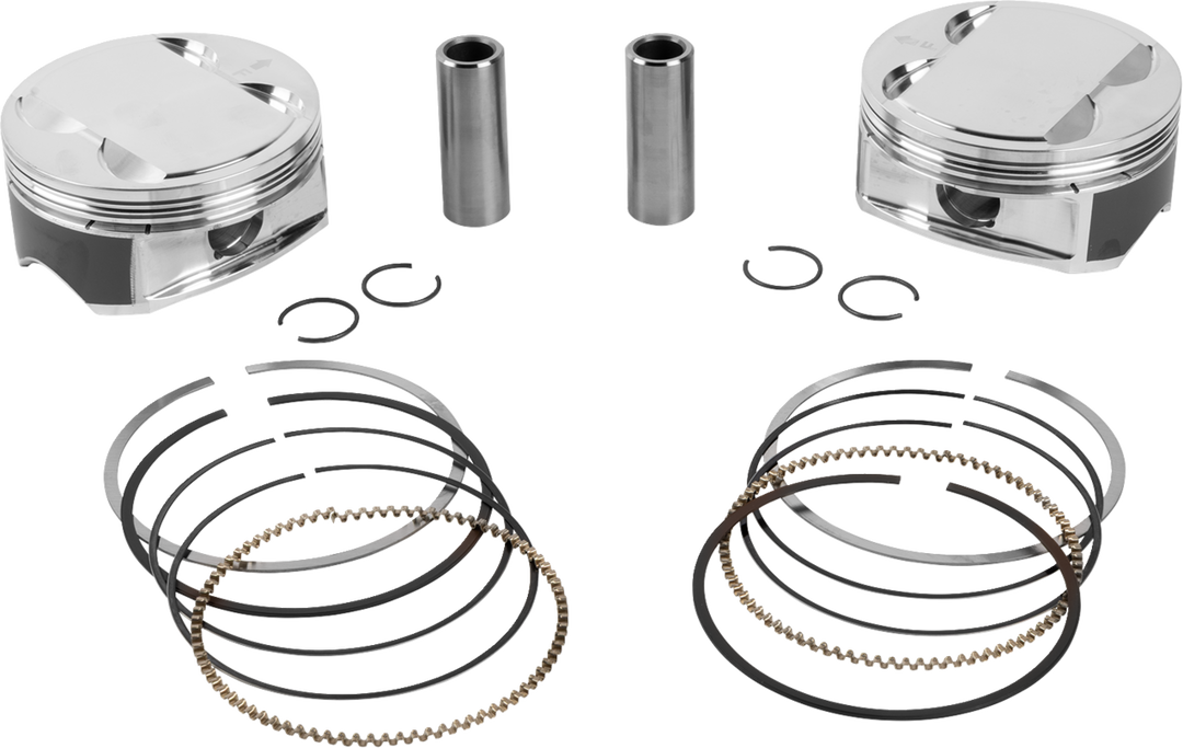 JE Pistons Piston Kit - Harley-Davidson Milwaukee-Eight 114/117 - 4.260" Bore 4.375" Stroke 12.0:1 CR 114" M8