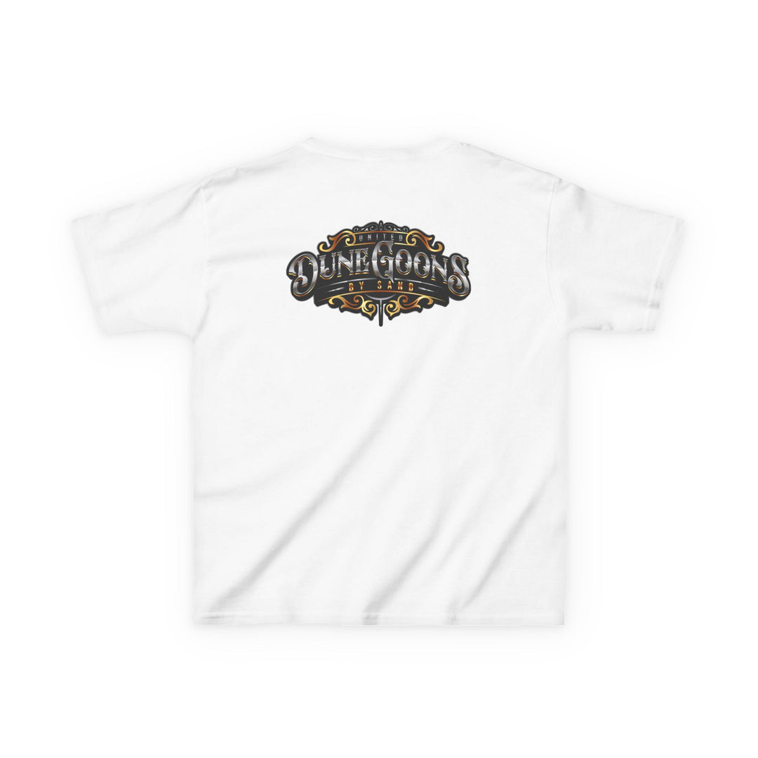 Dune Goons Kids Tee – Vintage 'One of a Kind' Ornate Logo Shirt