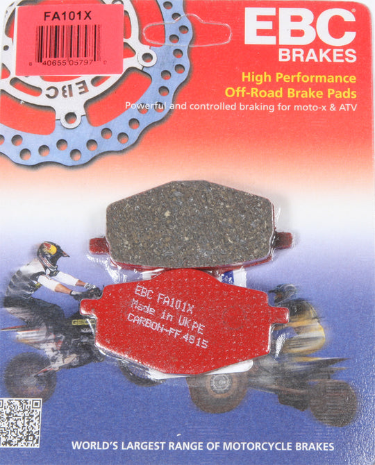 EBC Brake Pads FA101X Carbon X (Banshee 1987-1989)