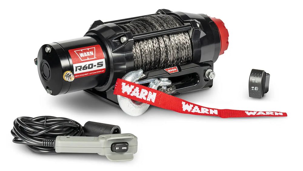 Warn R60-S Winch - 6000 lb Synthetic Rope UTV / ATV