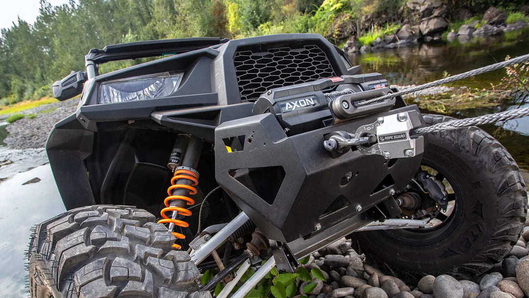 Warn AXON 45-S Plow Mode Winch - 4500 lb Synthetic Rope UTV / ATV