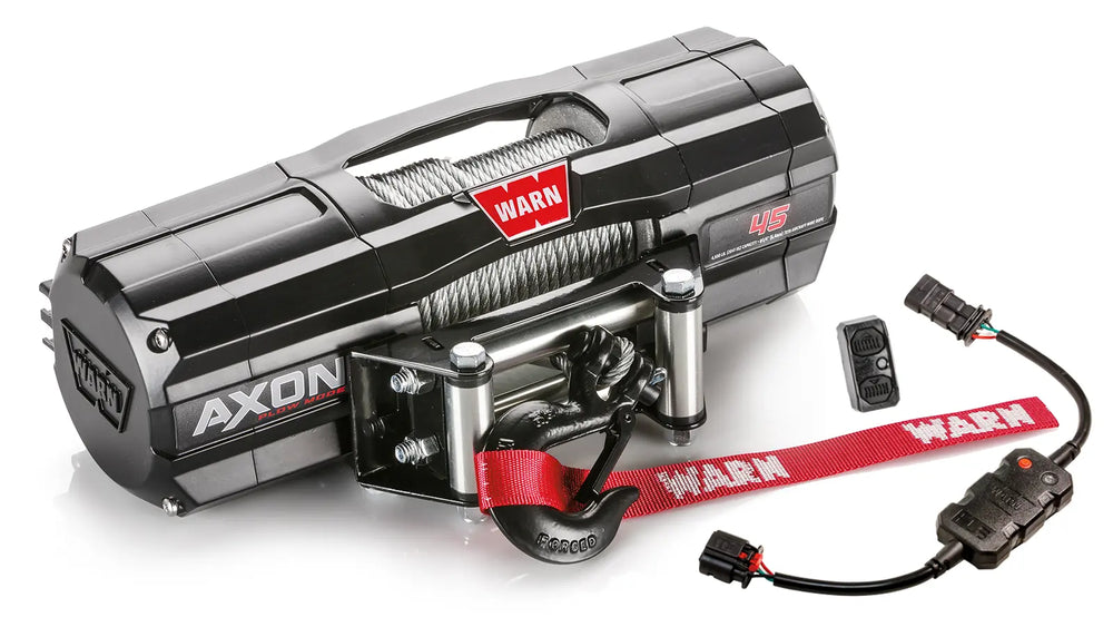 Warn AXON 45 Plow Mode Winch - 4500 lb Steel Rope UTV / ATV