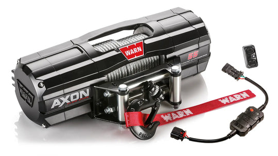 Warn AXON 55 Plow Mode Winch - 5500 lb Steel Rope UTV / ATV