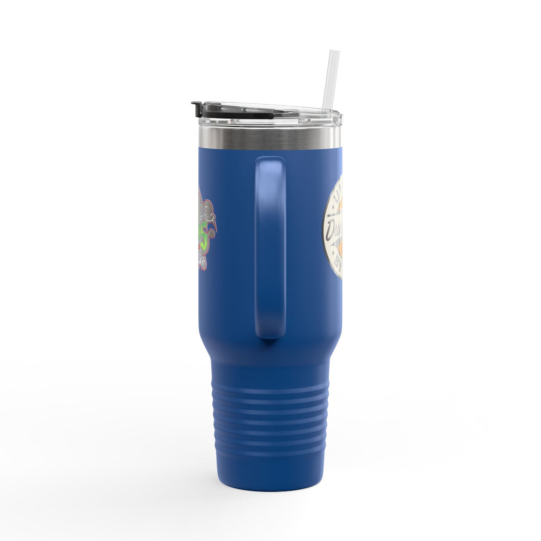 40oz Insulated Travel Mug — 'Dune Goons' Desert Racing Logo Tumbler