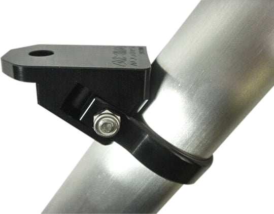 Axia Alloys UTV Light Mounts - Roll Cage Light Bar Brackets - A-Pillar Light Clamp Attachment for Angled Bar