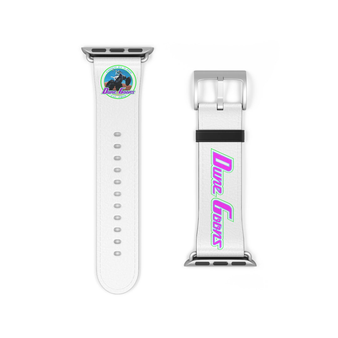 Dune Goons Retro Neon 'Live Loud' Silicone Watch Band