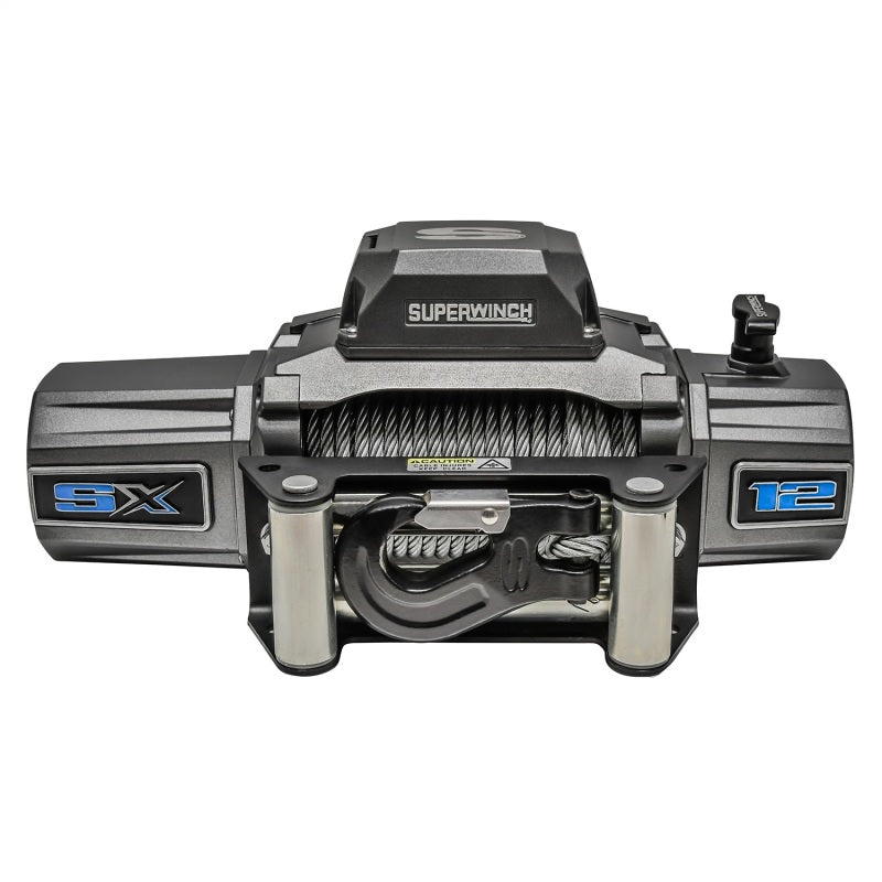 Superwinch SX 12000 Wire Rope Winch - 12,000 lb - Graphite