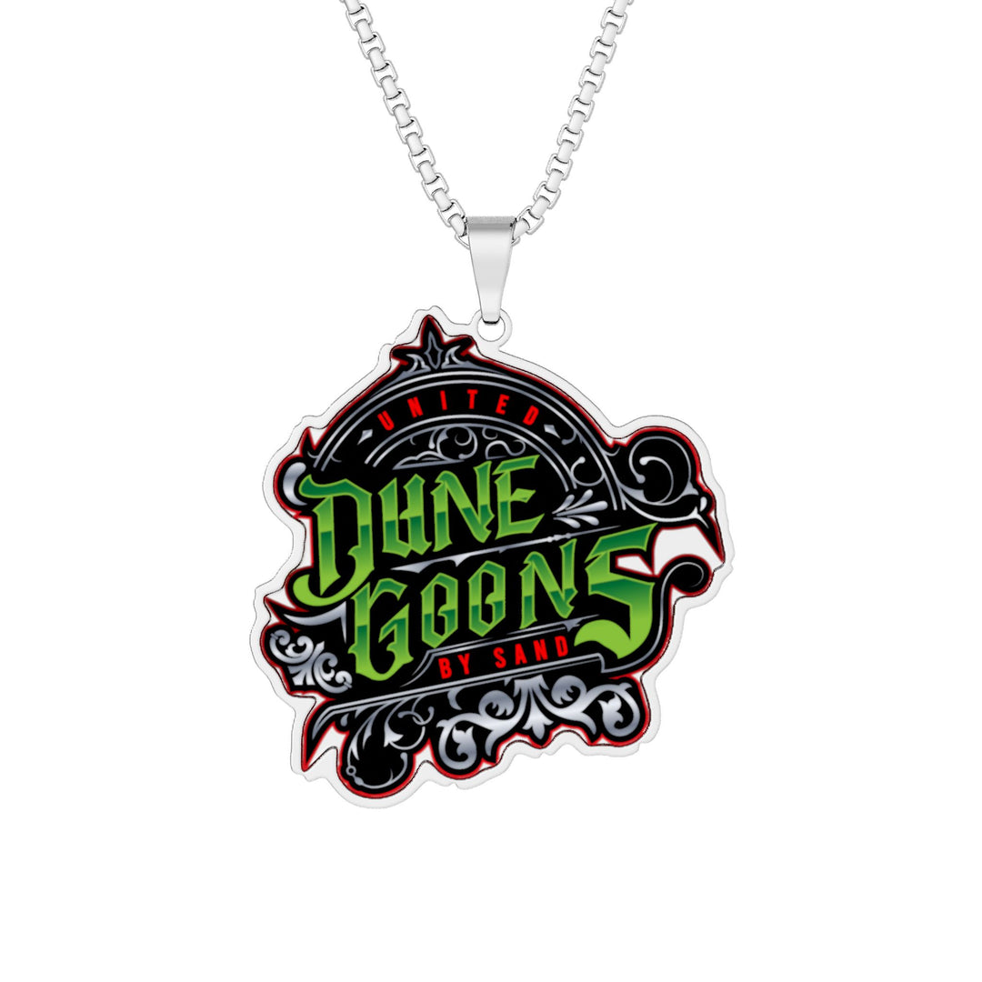 Dune Goons Photo Cutout Pendant — Custom Engraved Photo Necklace for Personalized Gifts
