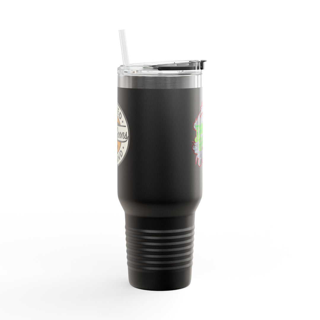 40oz Insulated Travel Mug — 'Dune Goons' Desert Racing Logo Tumbler