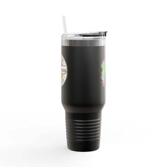 40oz Insulated Travel Mug — 'Dune Goons' Desert Racing Logo Tumbler