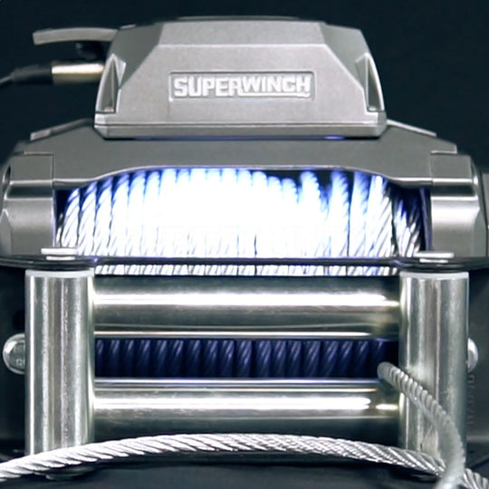 Superwinch SX 12000 Wire Rope Winch - 12,000 lb - Graphite