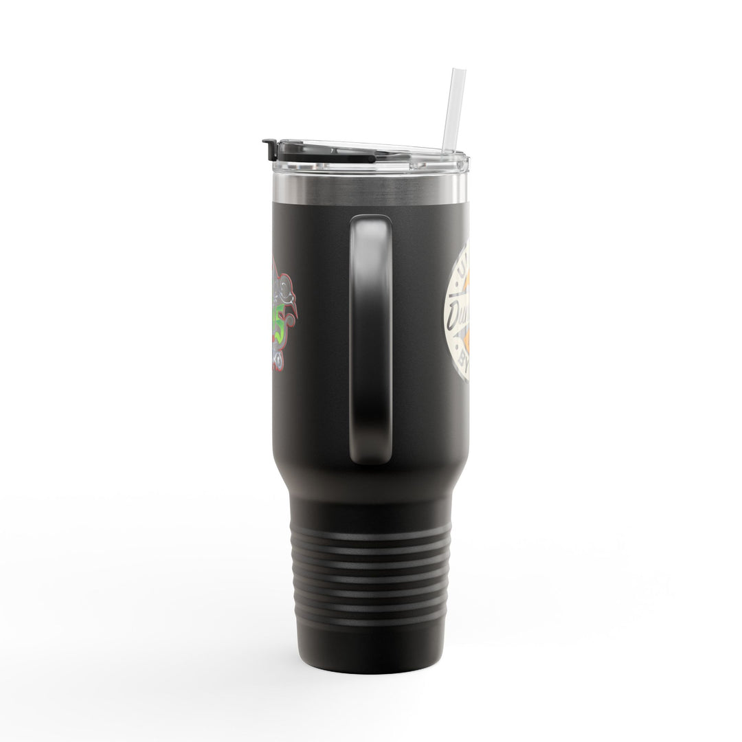 40oz Insulated Travel Mug — 'Dune Goons' Desert Racing Logo Tumbler