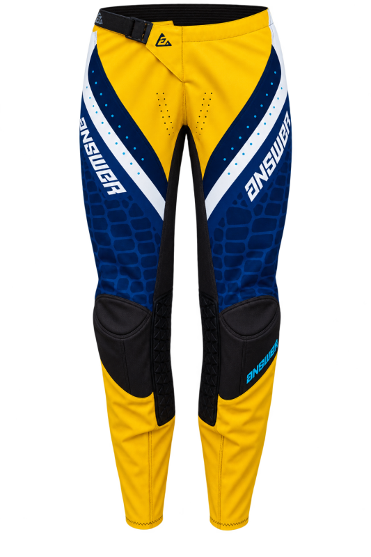 Answer Syncron Raceday Pants Yellow/Navy/Cyan/White