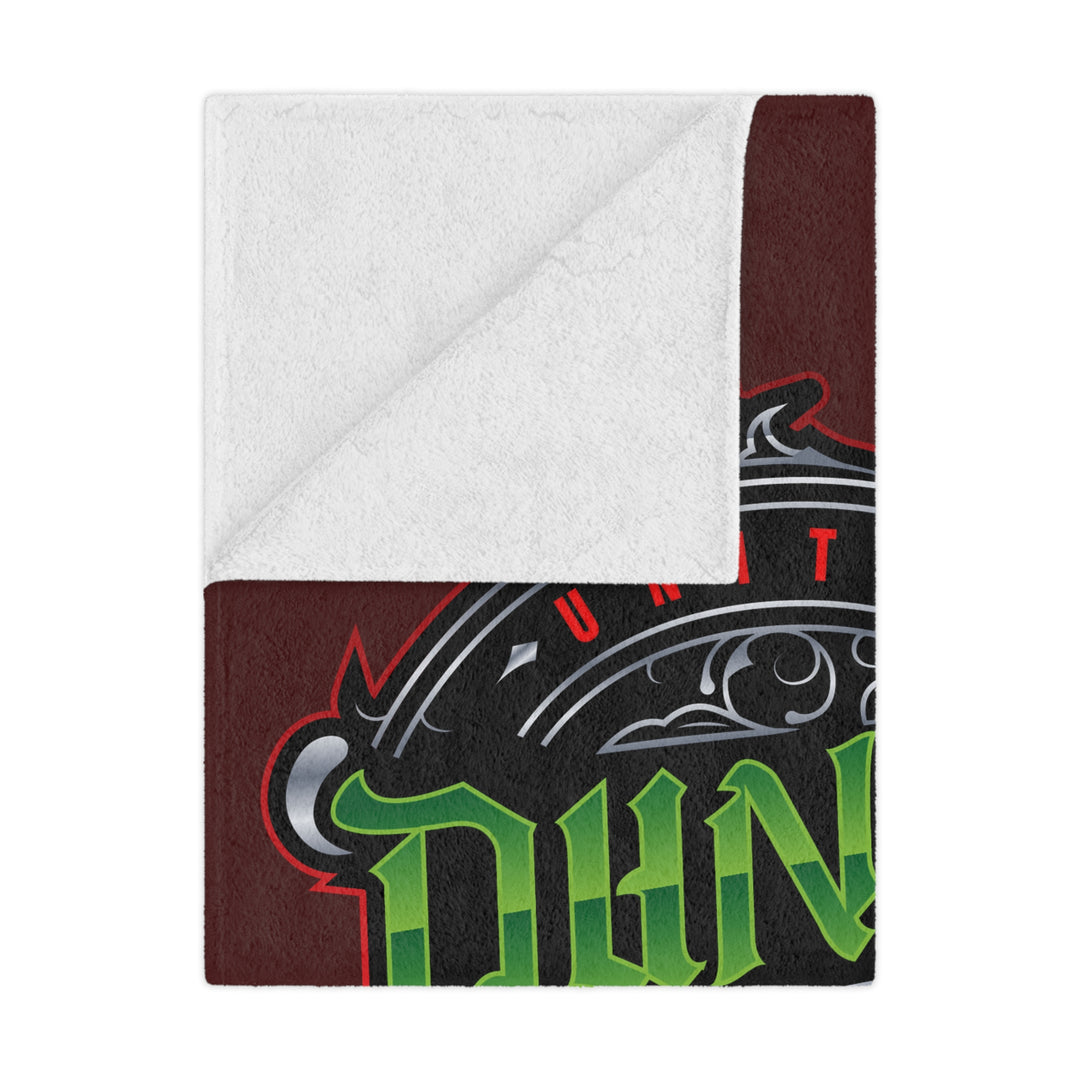 Dune Goons Minky Blanket – Vintage Green Logo Plush Throw