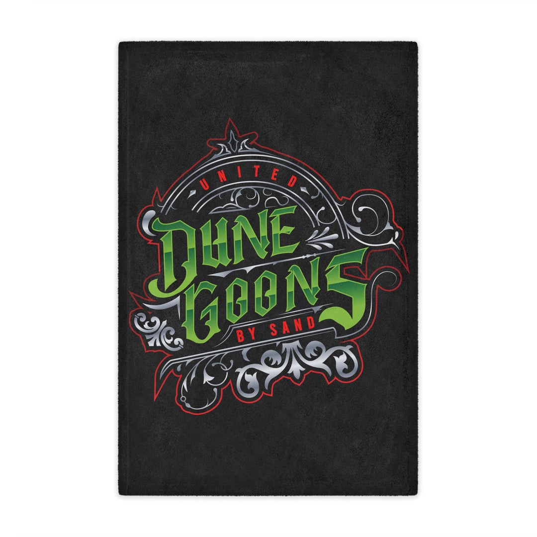 Dune Goons Minky Blanket – Vintage Green Logo Plush Throw