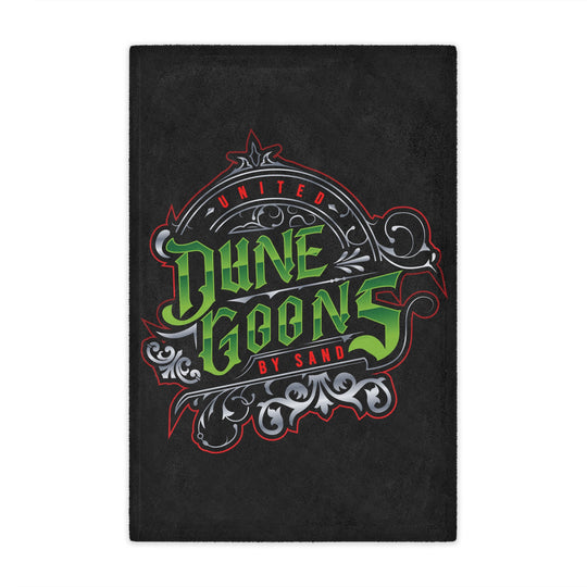 Dune Goons Minky Blanket – Vintage Green Logo Plush Throw