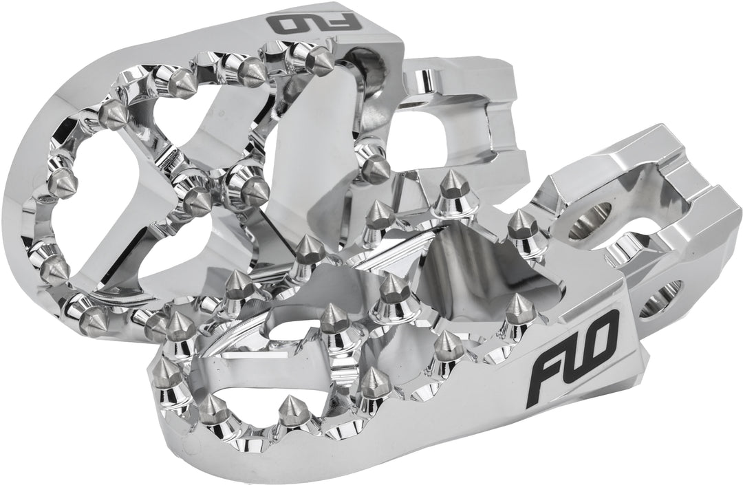 Flo Motorsports Pro Series Footpegs FLO Footpeg Chrome (FPEG-793CR)
