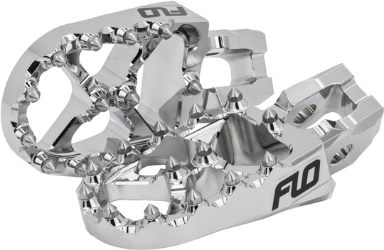 Flo Motorsports Pro Series Footpegs FLO Footpeg Chrome (FPEG-793CR)