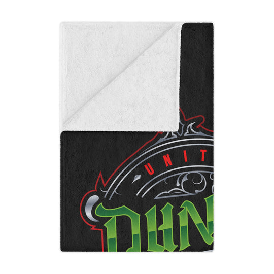 Dune Goons Minky Blanket – Vintage Green Logo Plush Throw