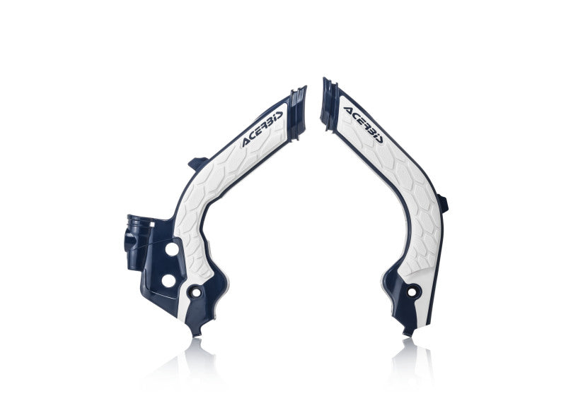 Acerbis X-Grip Frame Guards - 19-22 KTM/Husq/GG 125-501 - Blu/Wht