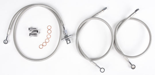 Streamline Front Brake Line Kit +2 in 2-Line