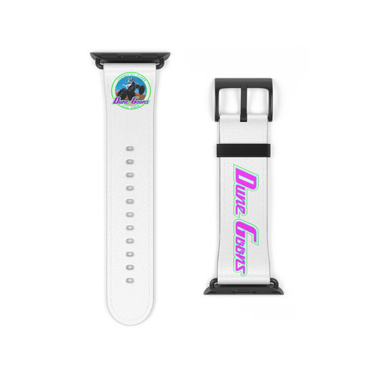 Dune Goons Retro Neon 'Live Loud' Silicone Watch Band