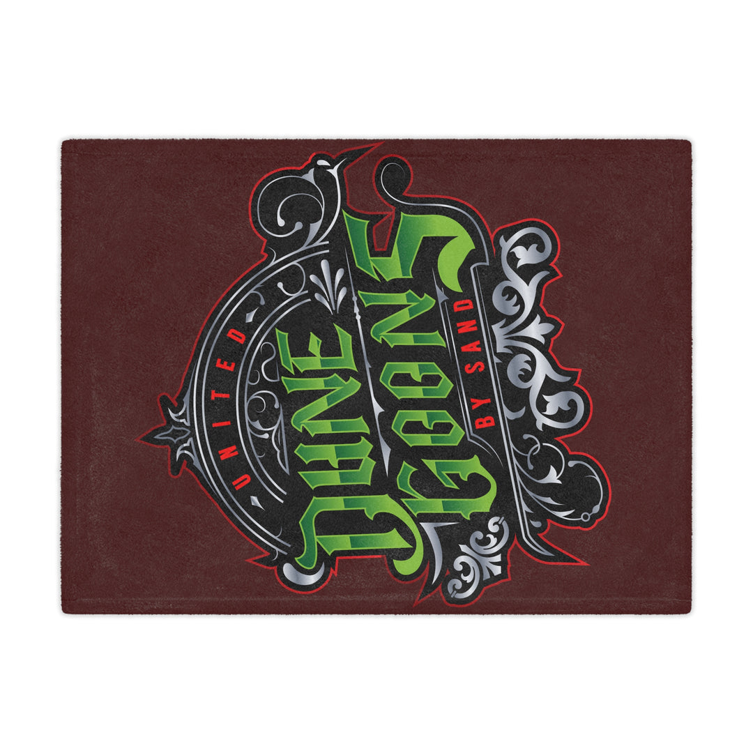 Dune Goons Minky Blanket – Vintage Green Logo Plush Throw