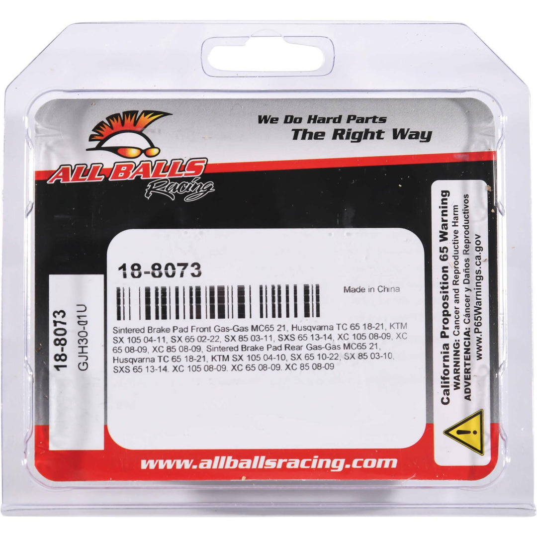 All Balls Sintered Brake Pads