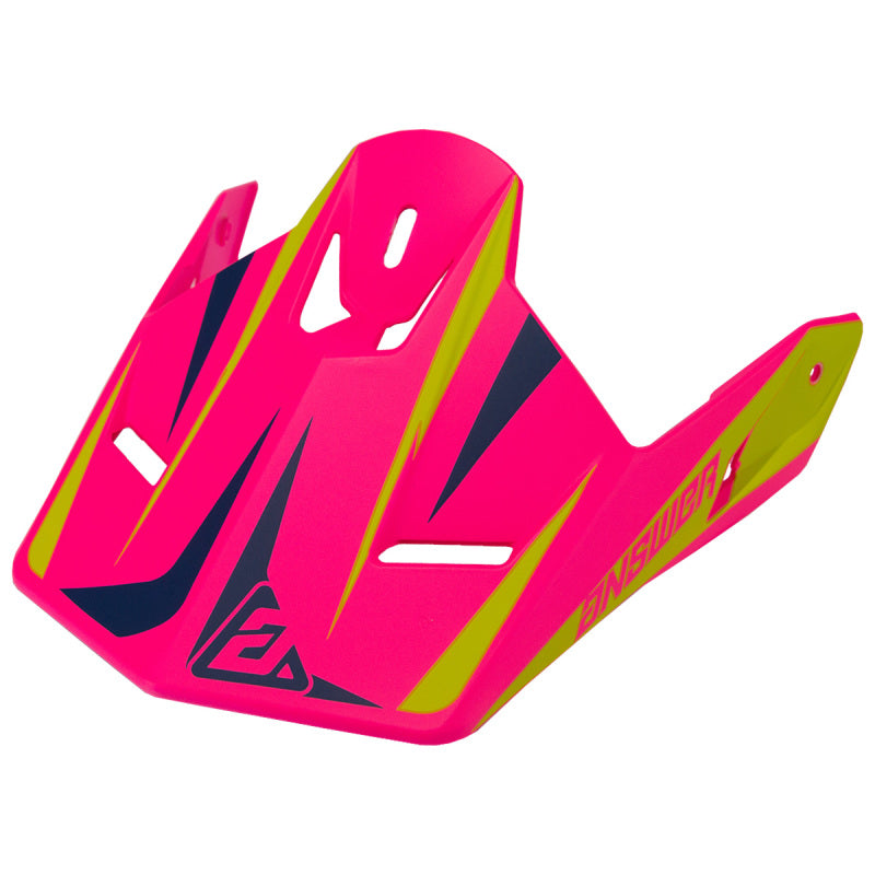 Answer AR1 Mototown Matte Visor - Pink/Hyper Acid/Dark Blue