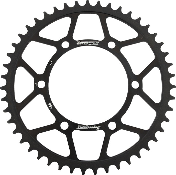 Supersprox Steel Rear Sprocket 47T-520 Hon and Kaw/Yam