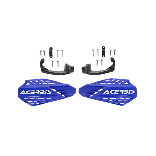 Acerbis Linear Vented Handguard - Blue/White