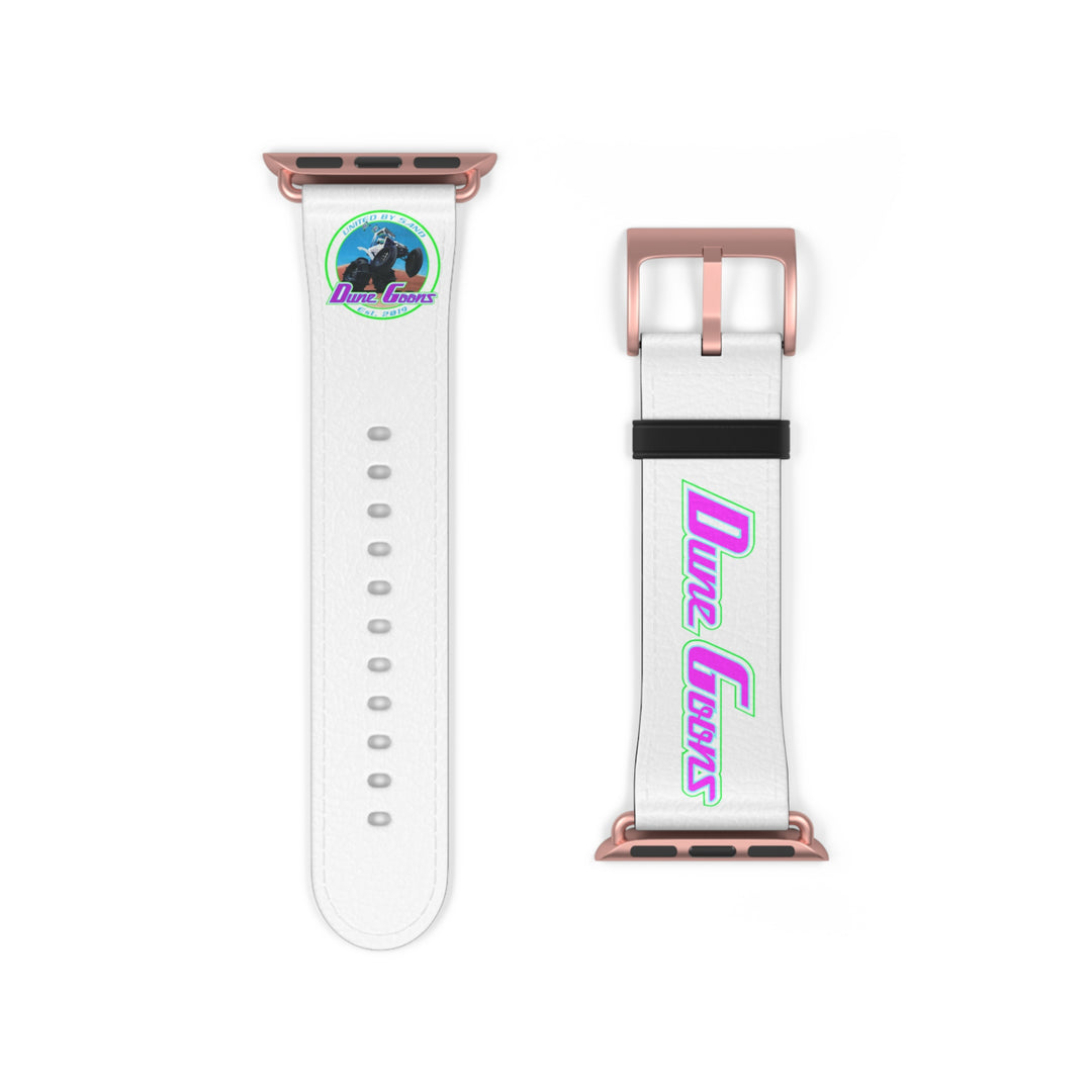 Dune Goons Retro Neon 'Live Loud' Silicone Watch Band