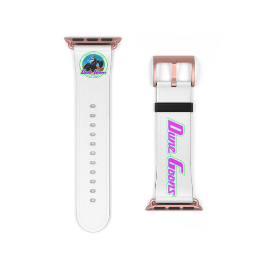 Dune Goons Retro Neon 'Live Loud' Silicone Watch Band