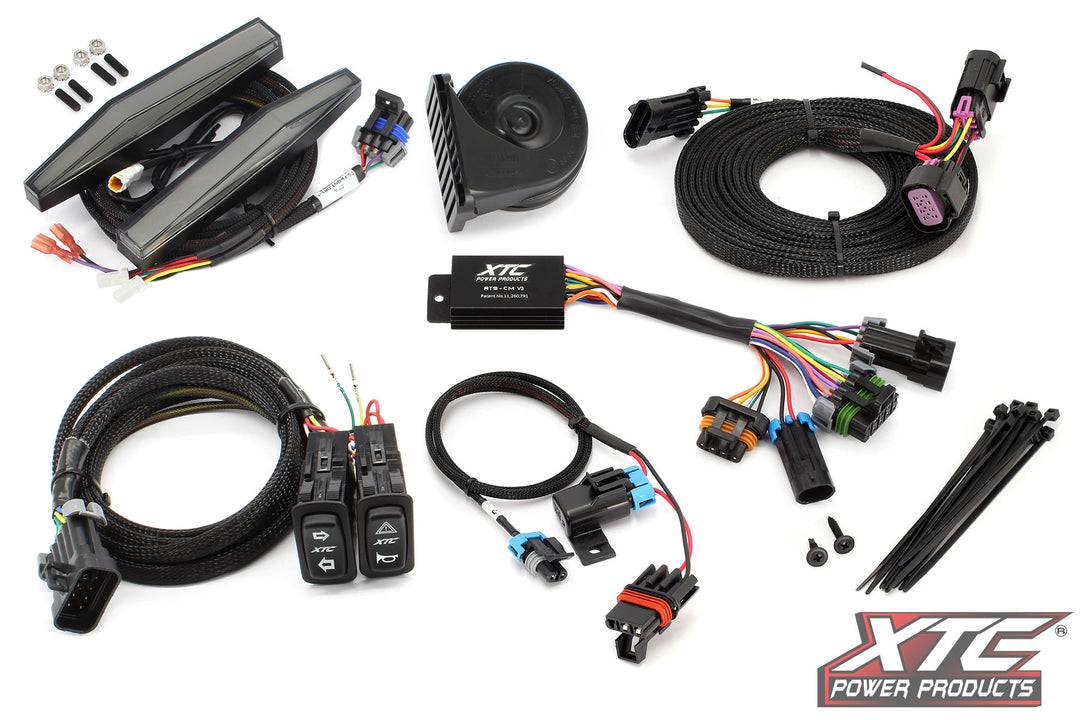 XTC Self-Canceling Turn Signal Kit with Horn and X-LITE DRL - Polaris - Ranger XP 1000 Ride Command 2019-2025