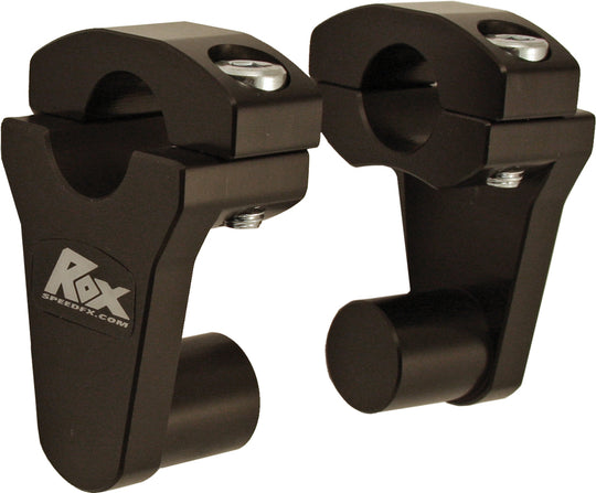 Rox Speed FX 2 in Pivoting Handlebar Riser - 2 in Pivoting 7/8 in Bar - Black