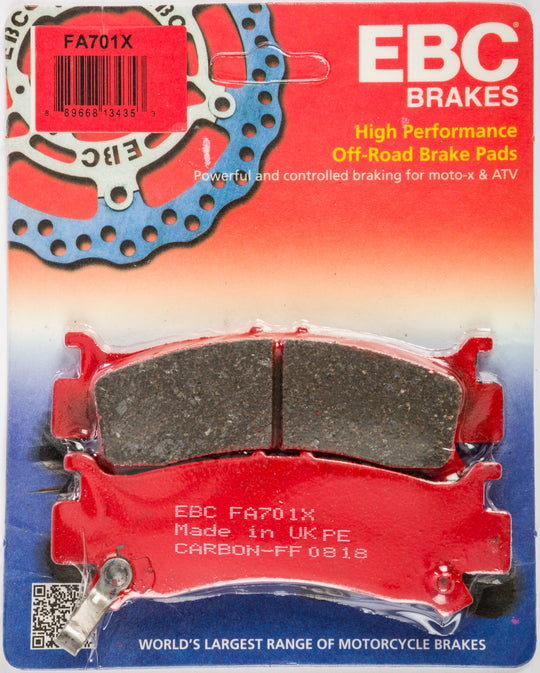 EBC Standard Brake Pads FA701X Carbon X