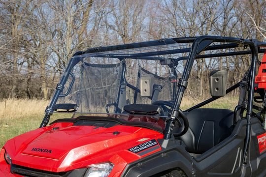 Kolpin Poly Front Windshield / Rear Panel - Honda - Pioneer 1000 Front Full Fixed Vented 2016-2025