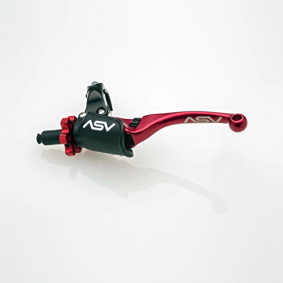 ASV F4 Clutch Lever w/ Pro Perch | 1992-2026 Honda CR125R/CR250R/CR500R/CR85R/CRF100F/CRF110F/CRF150F/CRF230F/CRF250F/CRF250R/CRF250RX/CRF300F/CRF80F