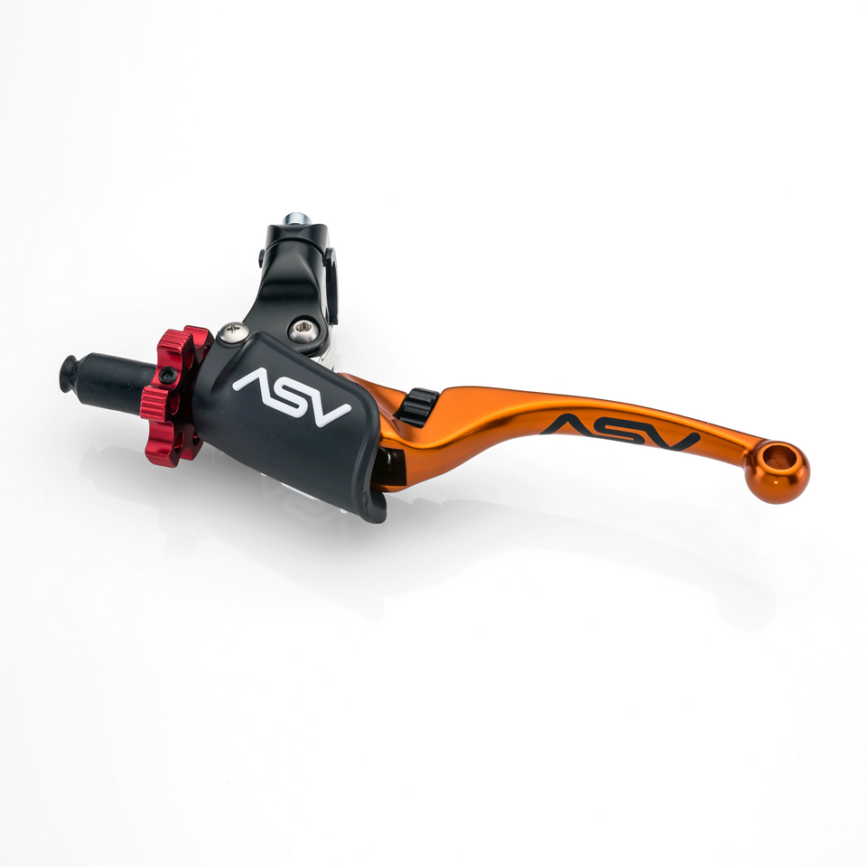 ASV F4 Clutch Lever w/ Pro Perch | 1992-2026 Honda CR125R/CR250R/CR500R/CR85R/CRF100F/CRF110F/CRF150F/CRF230F/CRF250F/CRF250R/CRF250RX/CRF300F/CRF80F
