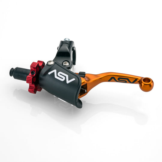 ASV F4 Clutch Lever w/ Pro Perch | 1992-2026 Honda CR125R/CR250R/CR500R/CR85R/CRF100F/CRF110F/CRF150F/CRF230F/CRF250F/CRF250R/CRF250RX/CRF300F/CRF80F