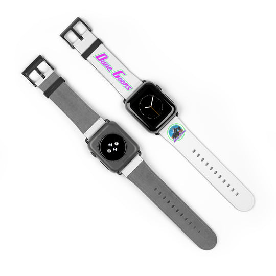 Dune Goons Retro Neon 'Live Loud' Silicone Watch Band