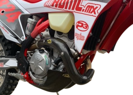 P3 Carbon Carbon Fiber Header Heat Shield